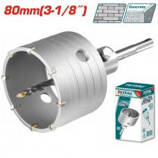 TOTAL ΔΙΑΜΑΝΤΟΚΟΡΩΝΑ ΜΠΕΤΟΥ SDS - PLUS 80mm (TAC430801) TOTAL ΔΙΑΜΑΝΤΟΚΟΡΩΝΑ ΜΠΕΤΟΥ SDS - PLUS 80mm (TAC430801)